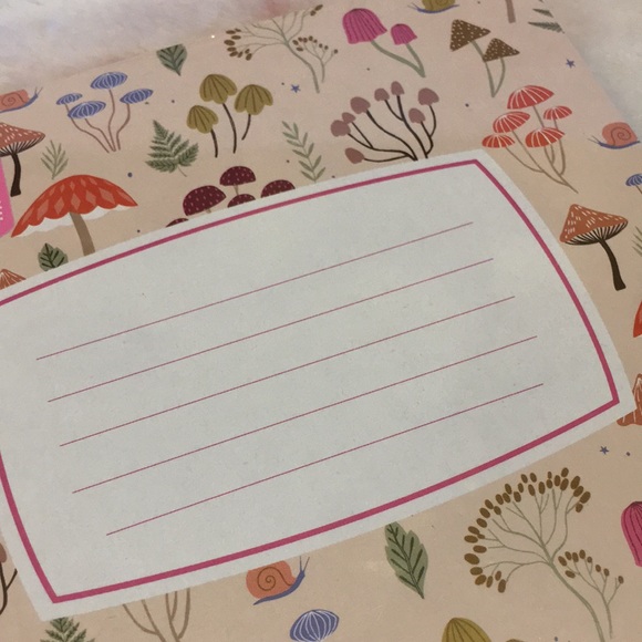 Mushroom Floral Writers Composition Books Set of Two NWT by OCS Designs 160 line - Picture 11 of 16